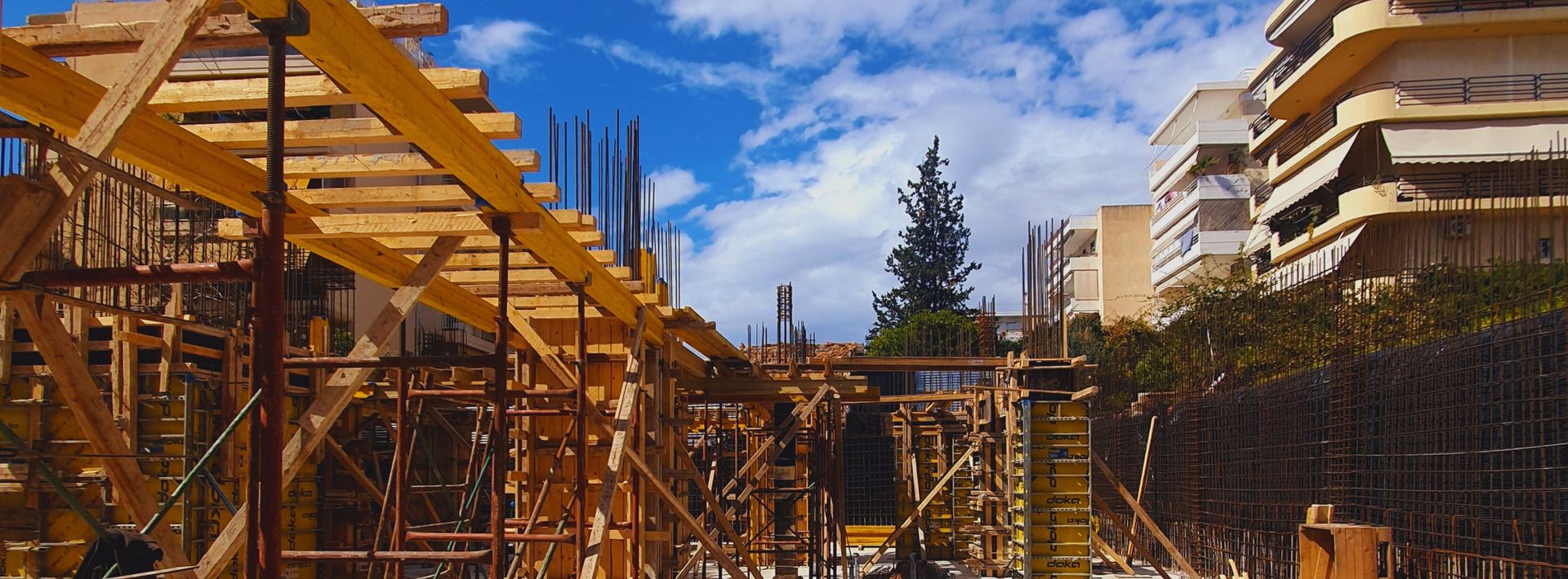 Εργοτάξιο της TZAI Constructions στην Αθήνα